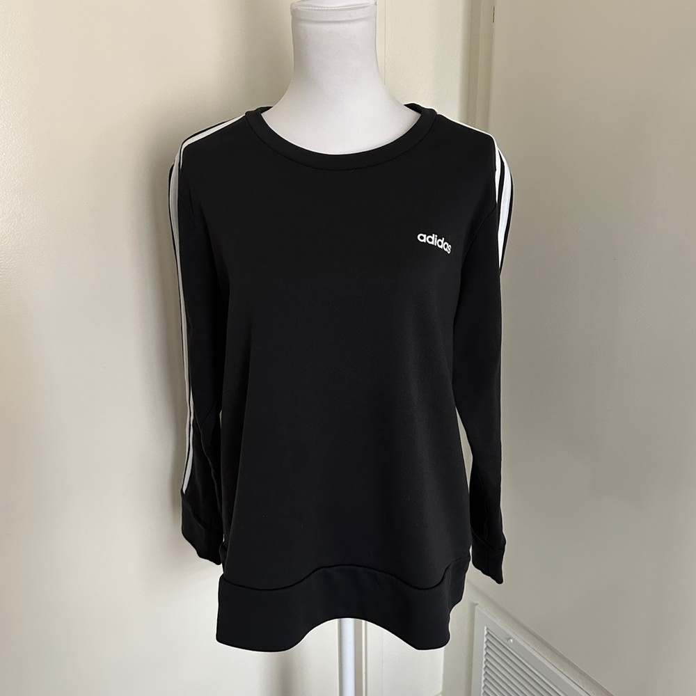 Adidas | Classic Sweatshirt | Black & White | Size XL